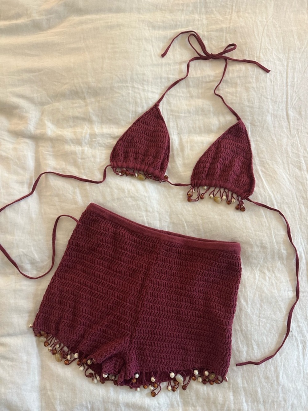 White Fox crochet set